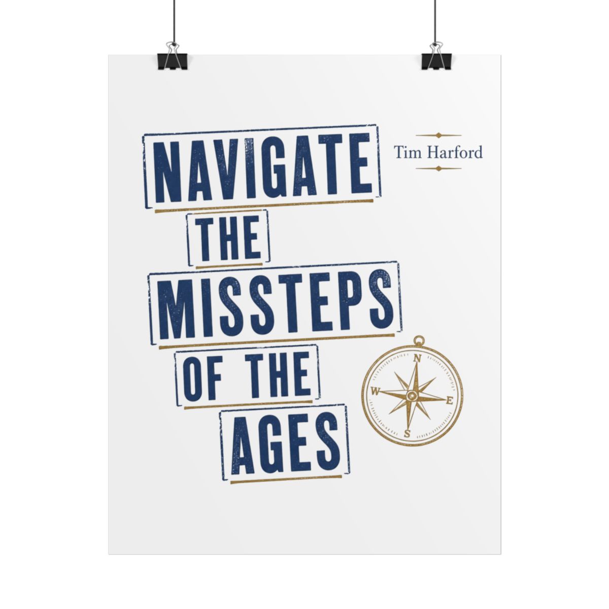 Cautionary Tales "Navigate the Missteps of the Ages" Poster - alternate angle 1, merchandise