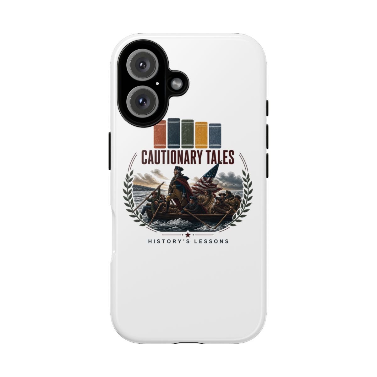 Cautionary Tales "History" Phone Case - alternate angle 1, merchandise