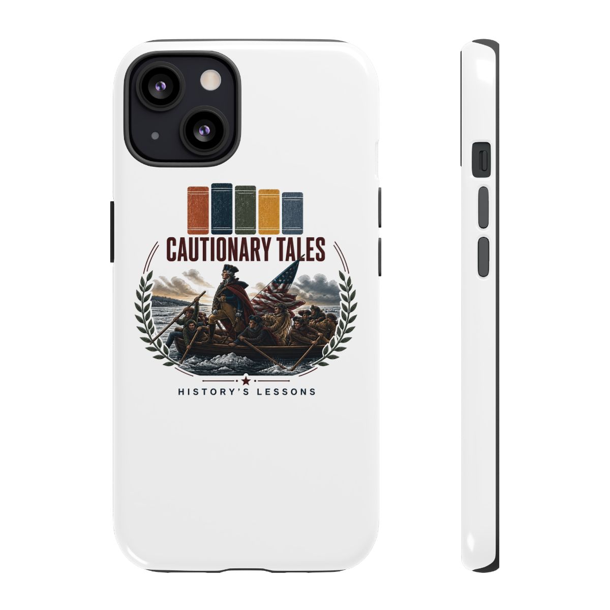 Cautionary Tales "History" Phone Case - alternate angle 2, merchandise