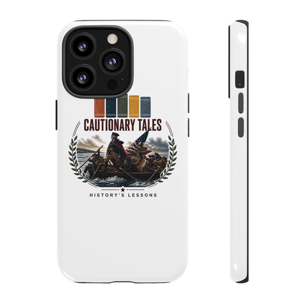 Cautionary Tales "History" Phone Case - alternate angle 5, merchandise