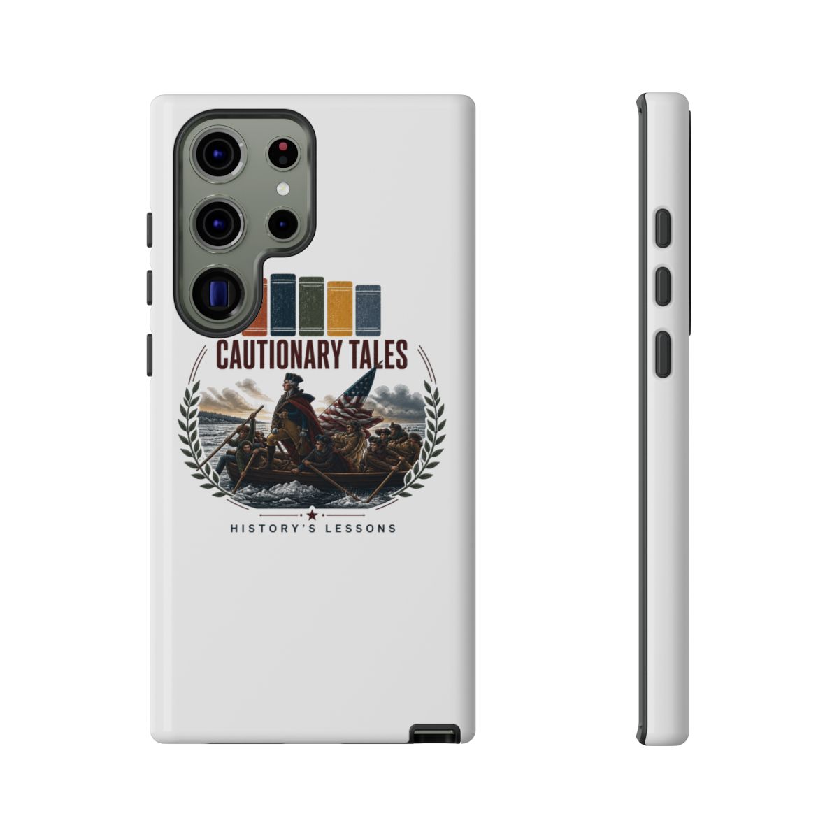 Cautionary Tales "History" Phone Case - alternate angle 3, merchandise