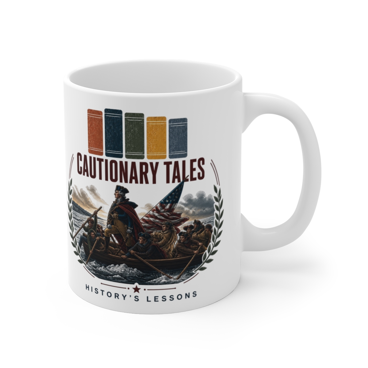 Cautionary Tales "History" White Mug