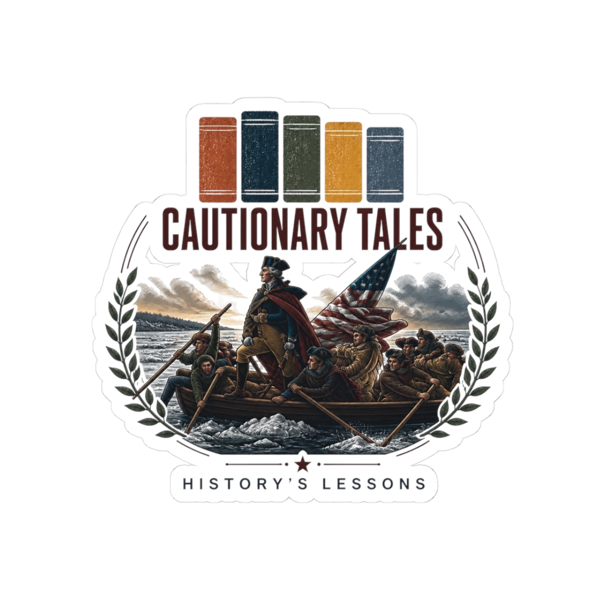 Cautionary Tales "History" Sticker - alternate angle 1, merchandise