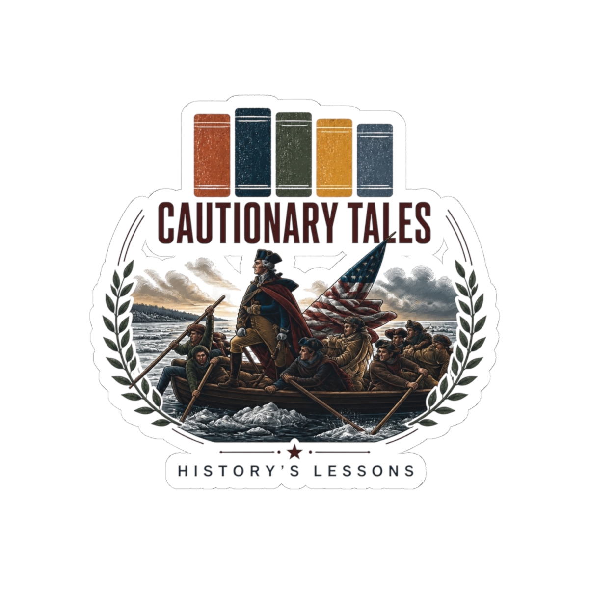 Cautionary Tales "History" Sticker - alternate angle 2, merchandise